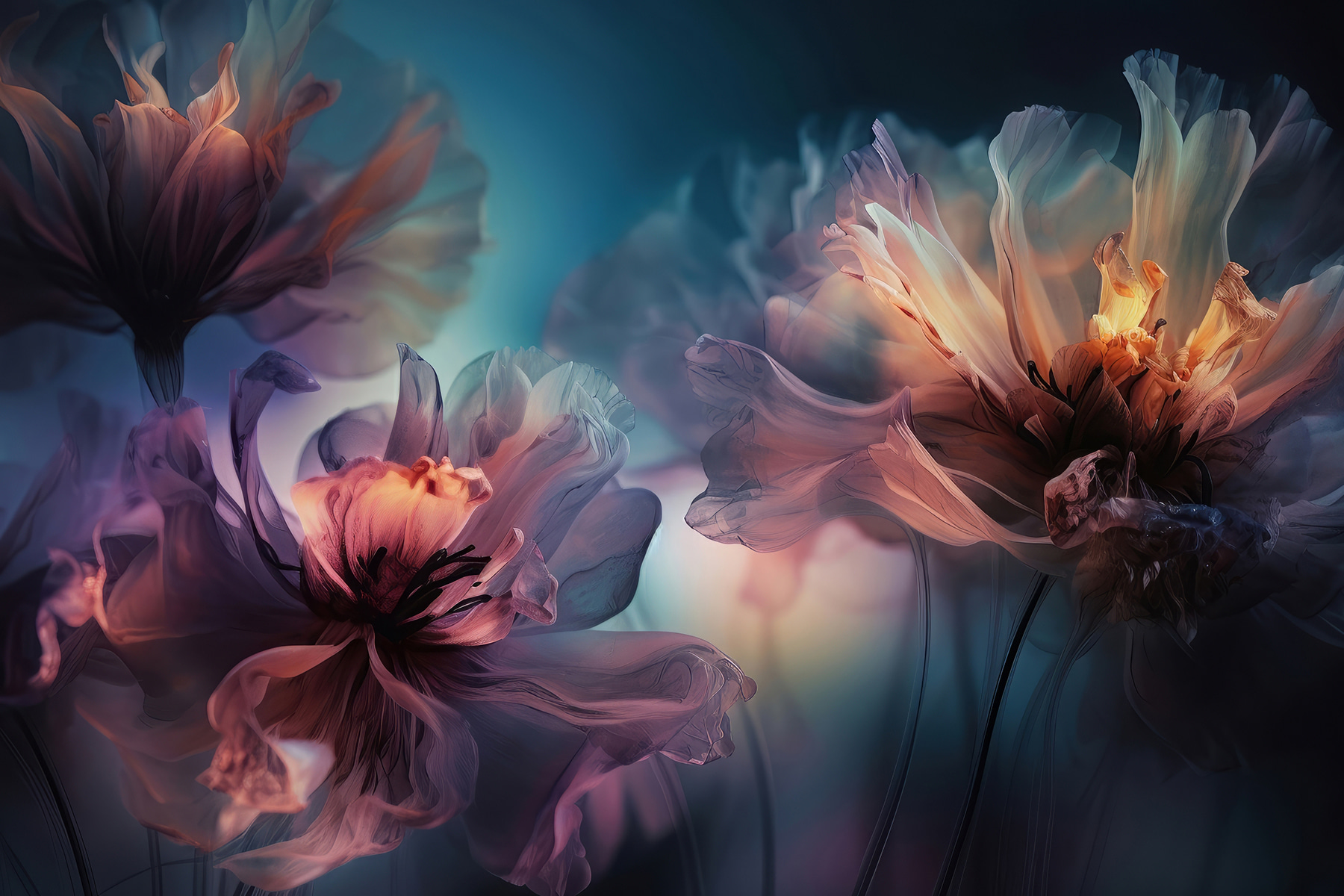 A close up of flowers
