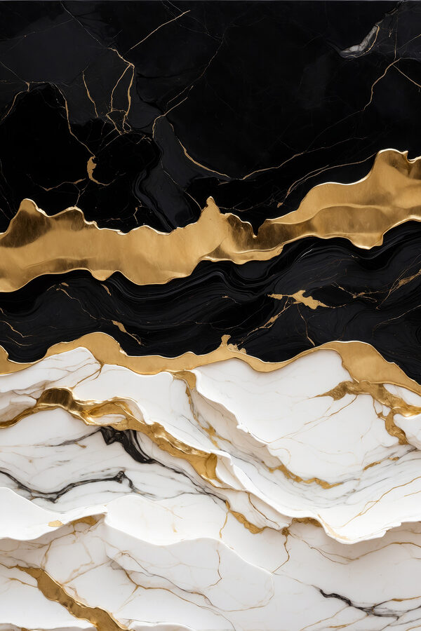 Elegant Marble with Rich Veins