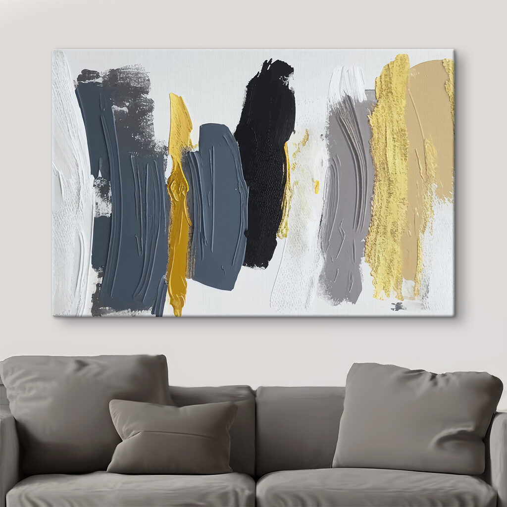 A painting of different colors