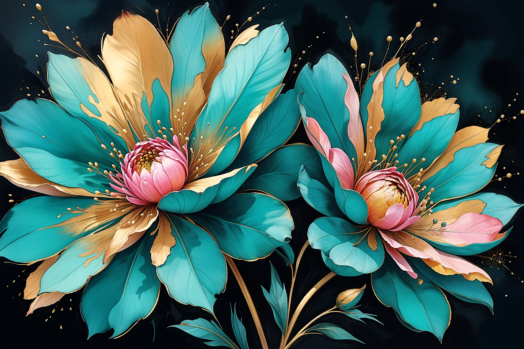 A close up of flowers