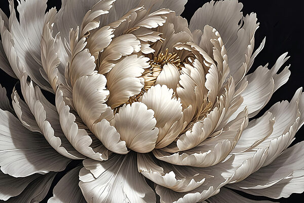 A close up of a flower