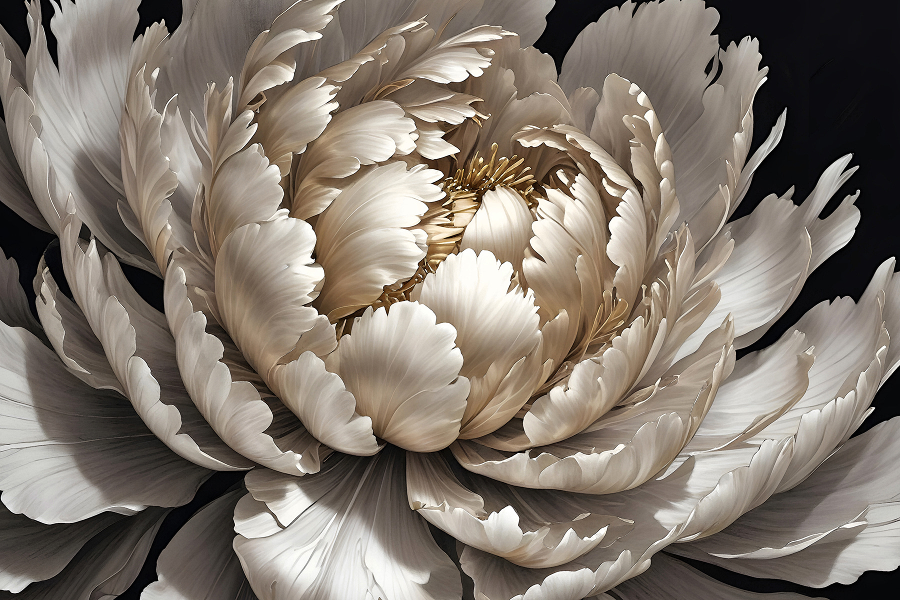 A close up of a flower