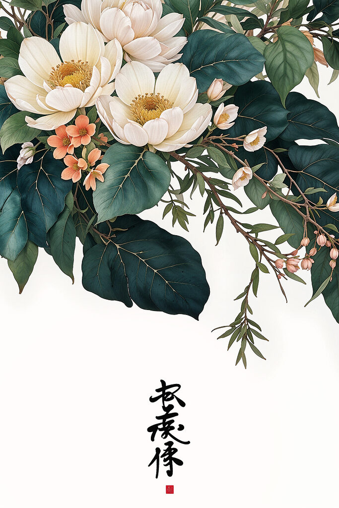 A close up of flowers