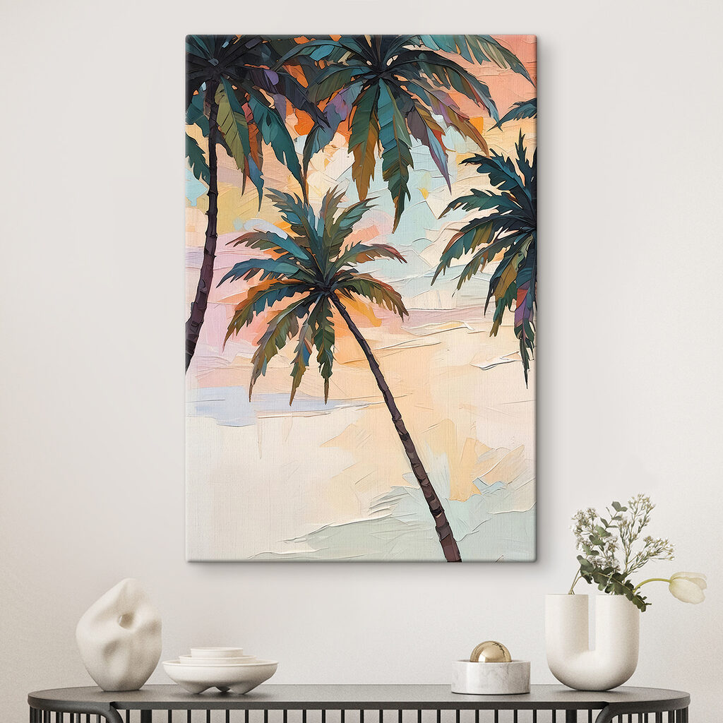 Palm trees on a beach Palm trees on a beach
