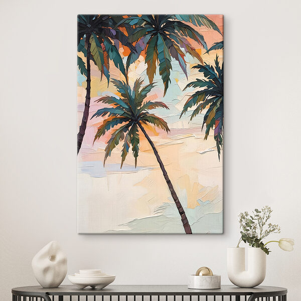 Palm trees on a beach Palm trees on a beach
