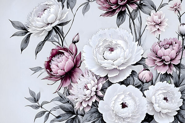 A close up of flowers