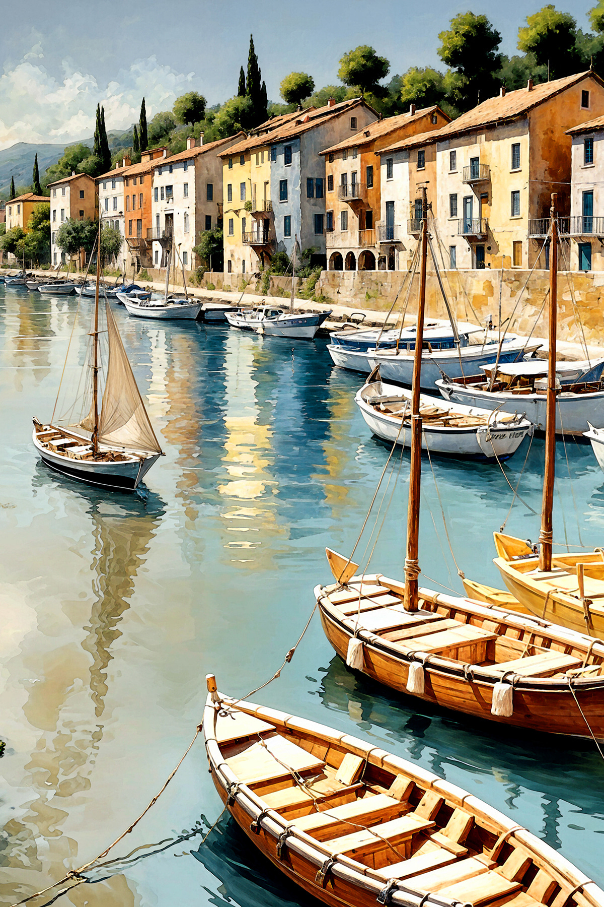 Boats on the water Boats on the water