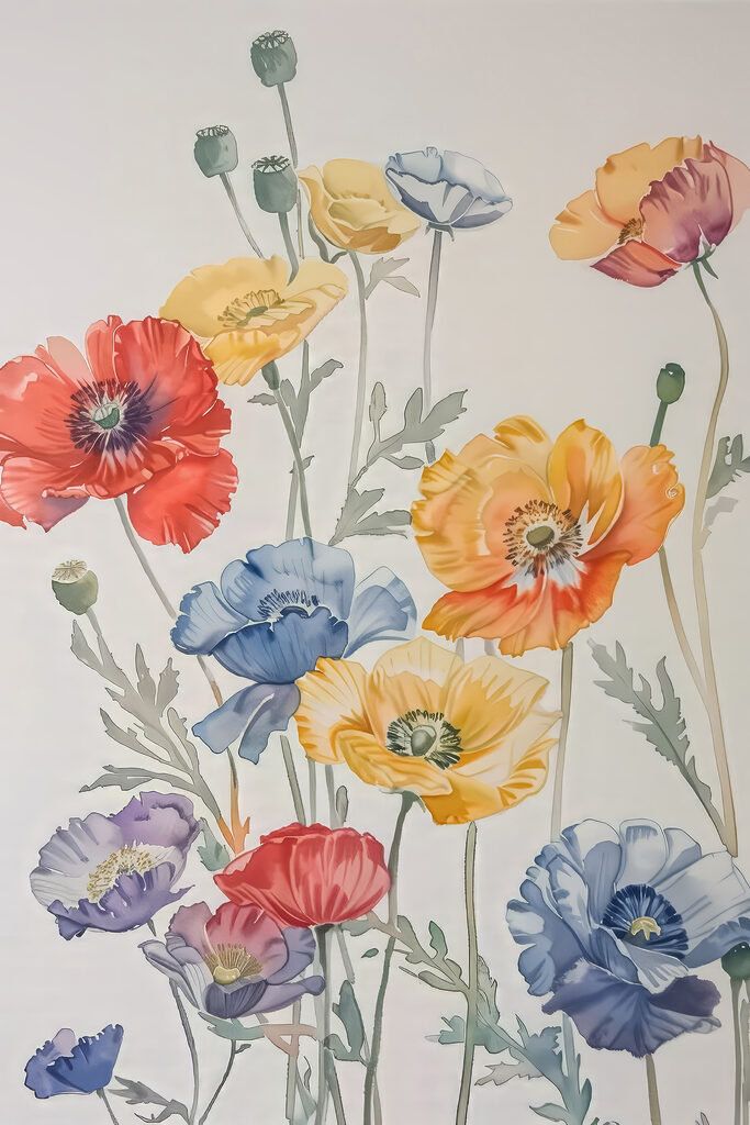 A close up of flowers