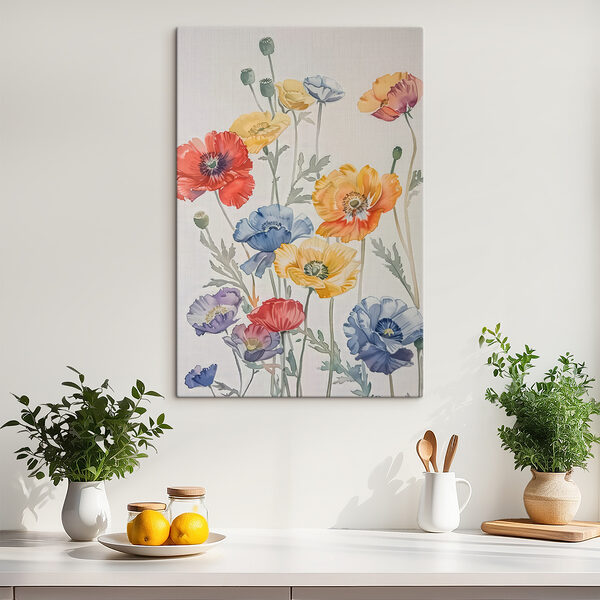 Cuadros Un primer plano de unas flores