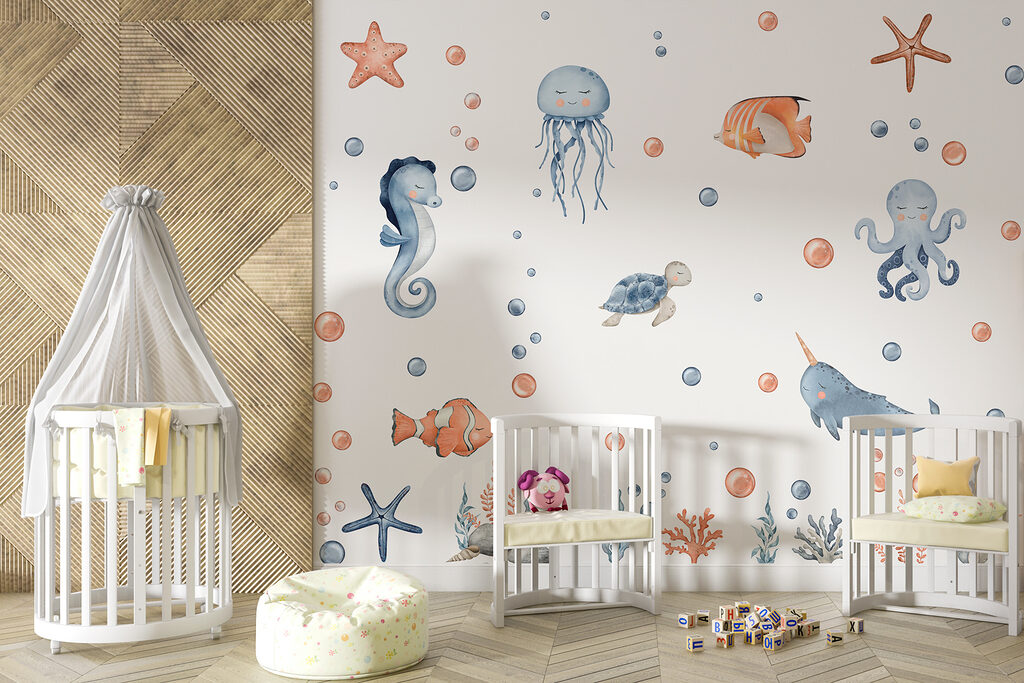 A group of sea animals A group of sea animals