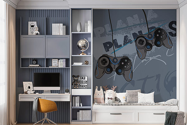 A video game controller from a cord A video game controller from a cord