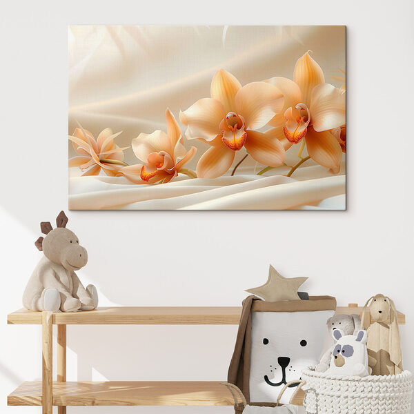 Cuadros Un ramo de flores sobre un mantel blanco (SKU: s38705) Cuadros Cuadros Un ramo de flores sobre un mantel blanco (SKU: s38705)
