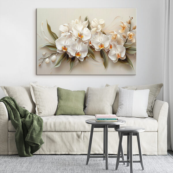 Cuadros Un ramo de flores blancas