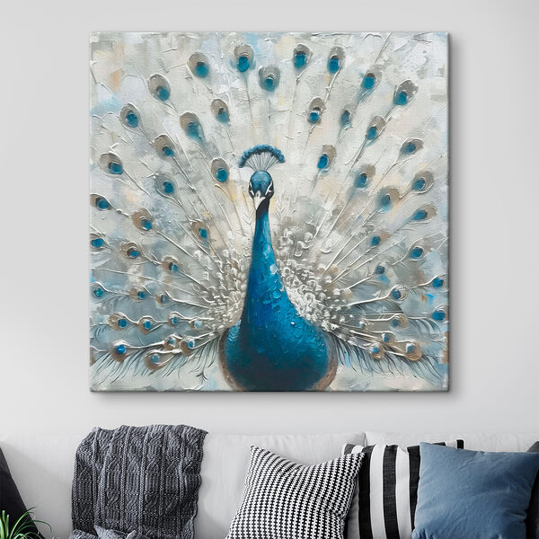 Cuadros Un cuadro de un pavo real