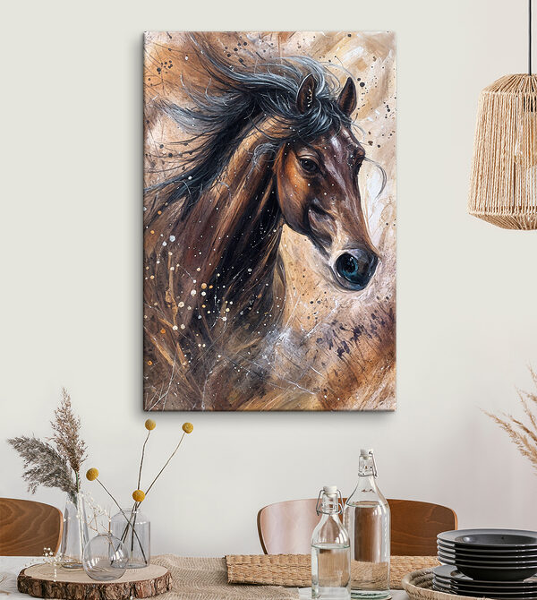 Cuadros Un cuadro de un caballo
