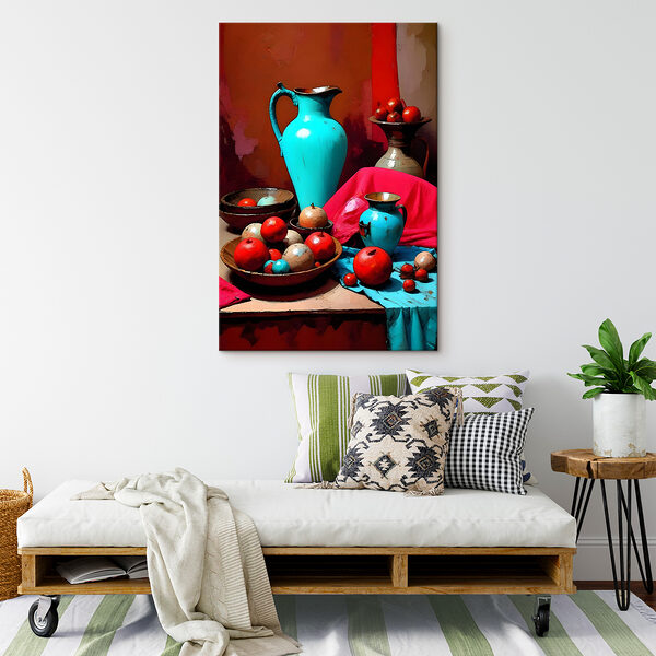 Cuadros Cuadros Un conjunto de cuencos y cuencos de fruta (SKU: s38974)