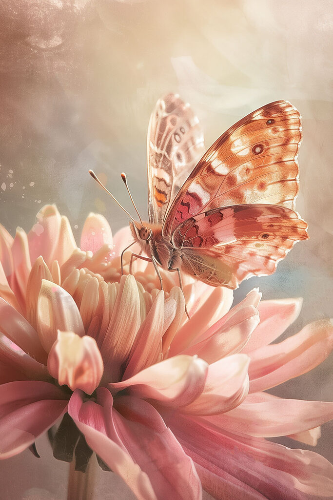 A butterfly on a flower