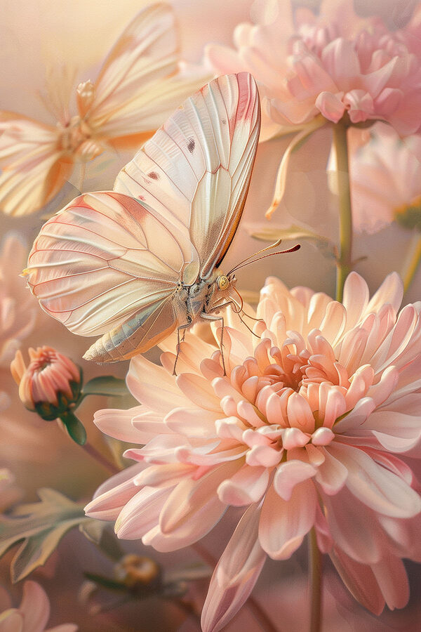 A butterfly on a flower