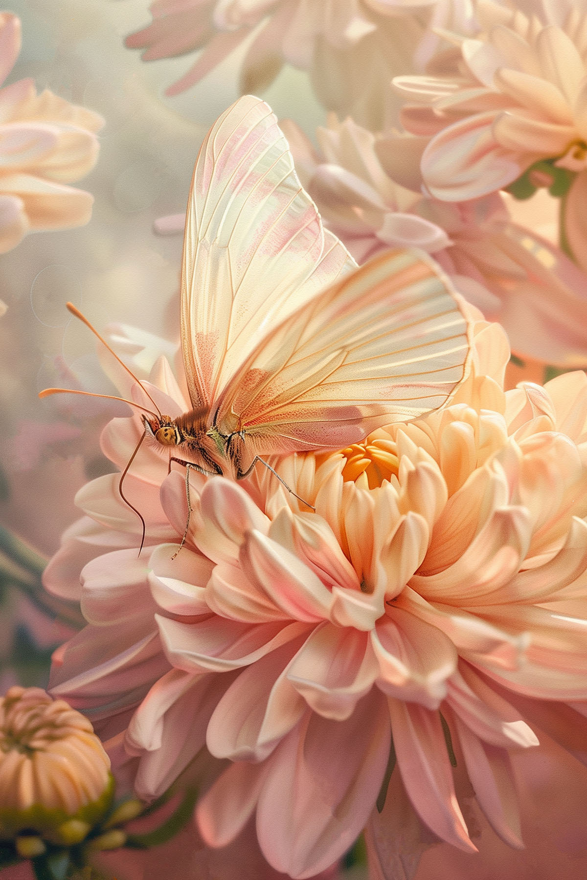 A butterfly on a flower A butterfly on a flower