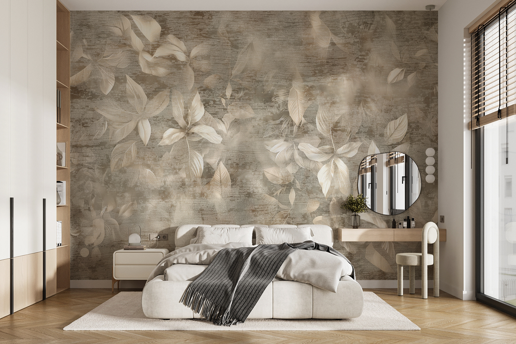 A close up of leaves