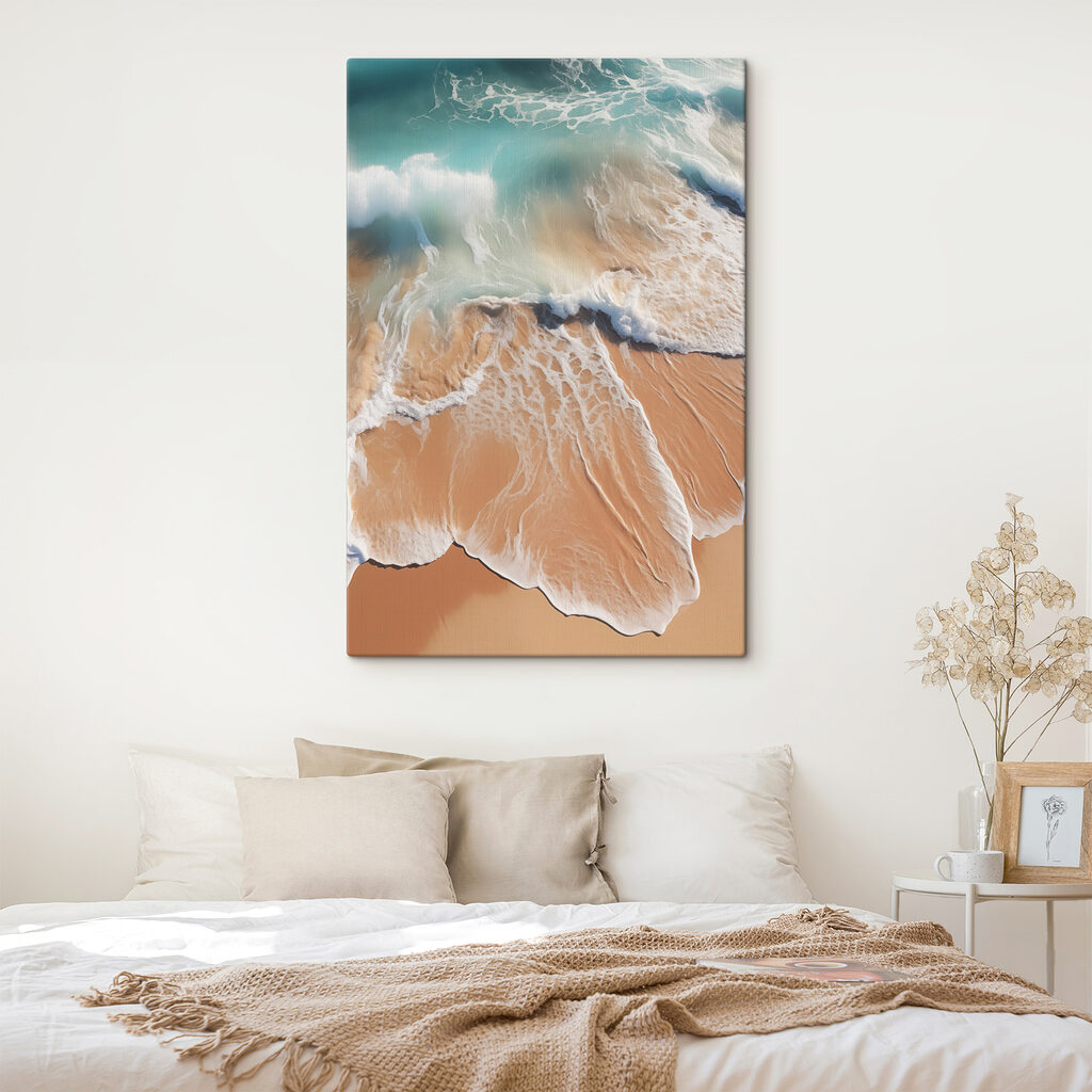 Waves crashing on a beach Waves crashing on a beach