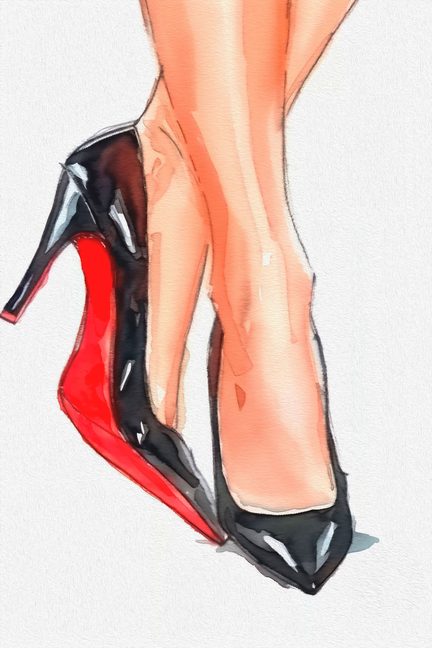A close up of a pair of legs