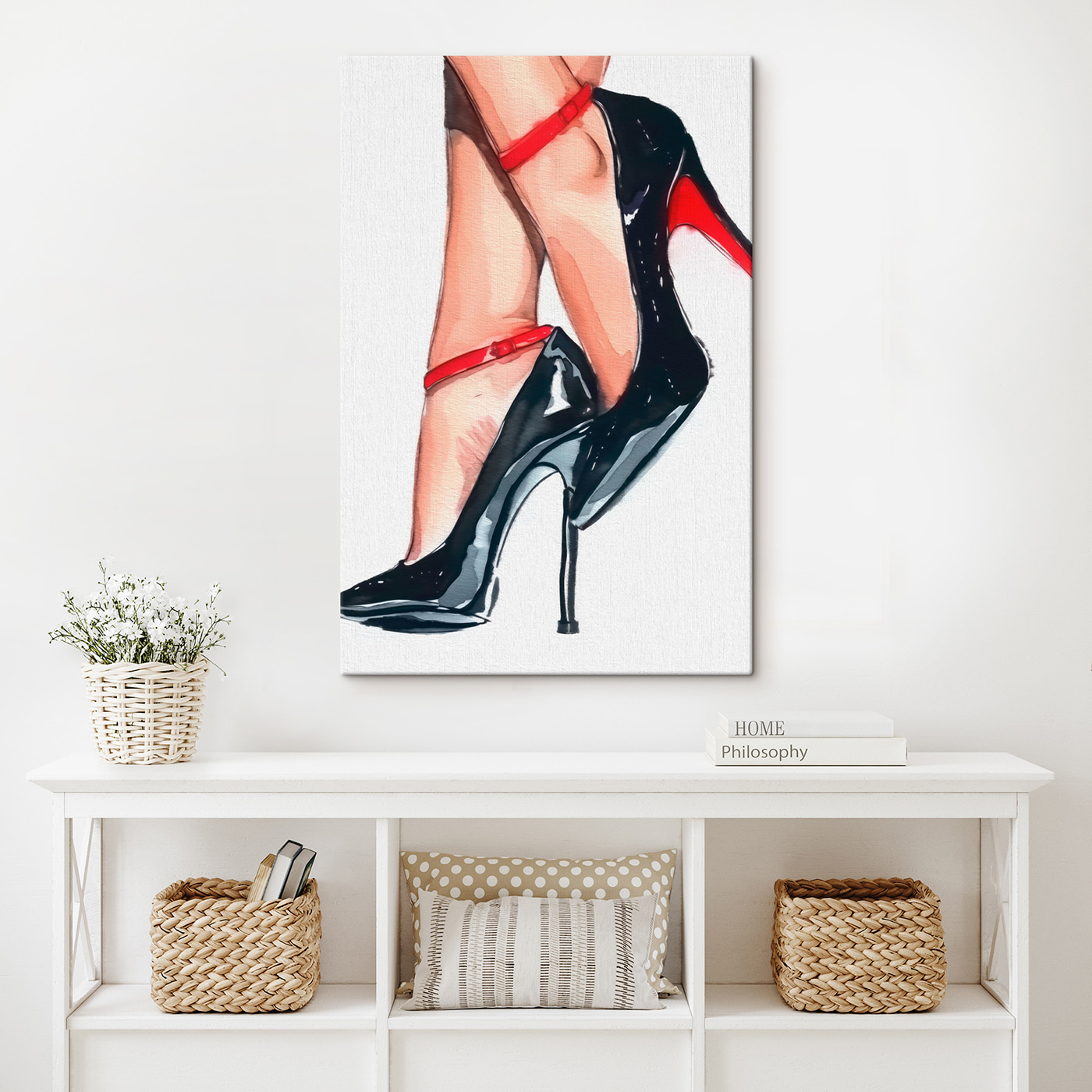 A close up of a pair of legs