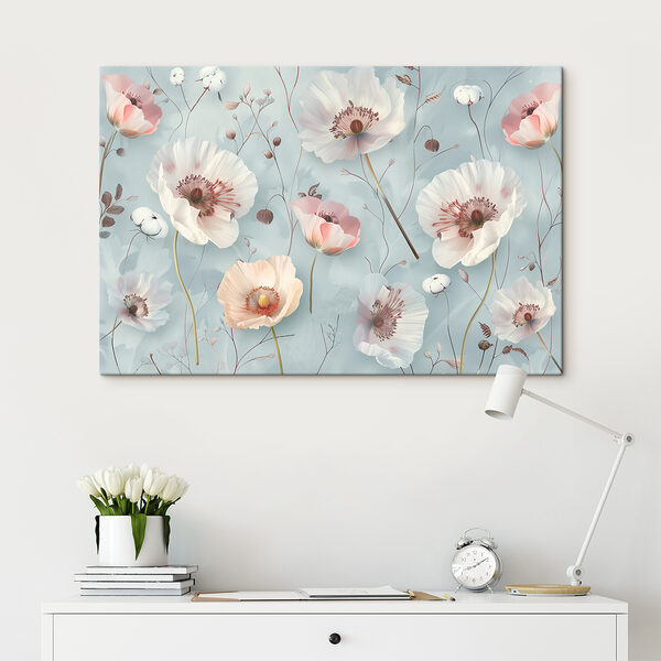 A wallpaper with flowers A wallpaper with flowers