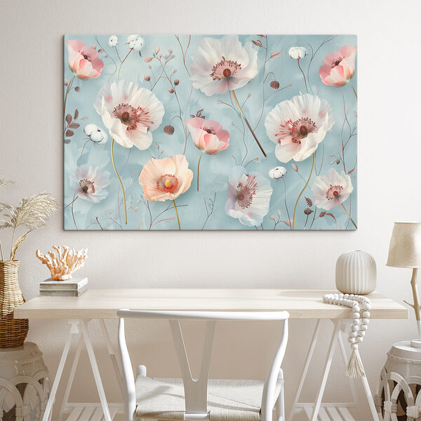 A wallpaper with flowers A wallpaper with flowers
