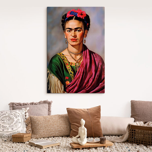 A painting of a woman