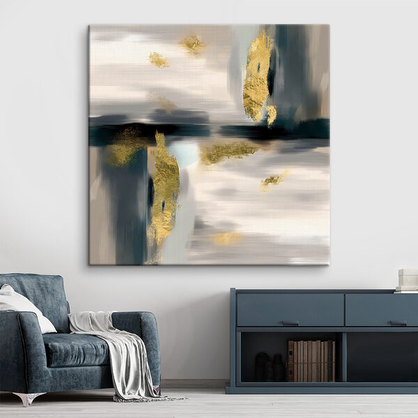 Abstract brushstrokes with metallic accents Abstract brushstrokes with metallic accents