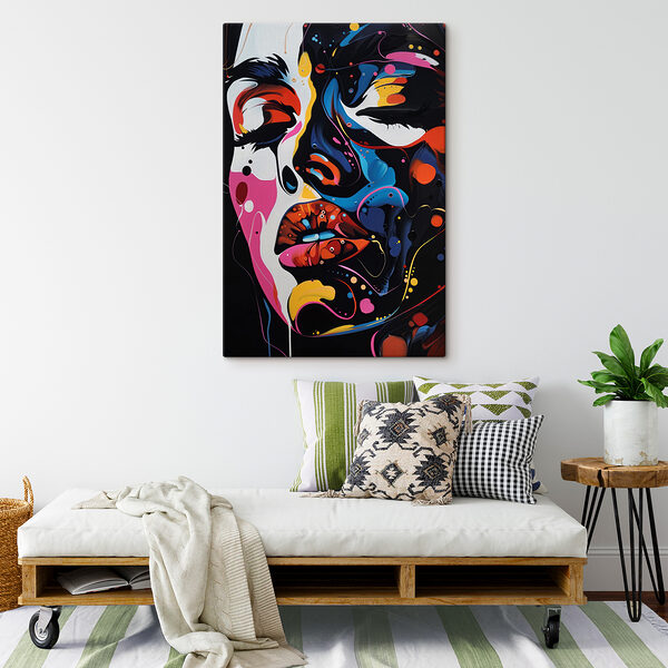 Cuadros Un cuadro que representa el rostro de una mujer (SKU: s39306) Cuadros Cuadros Un cuadro que representa el rostro de una mujer (SKU: s39306)