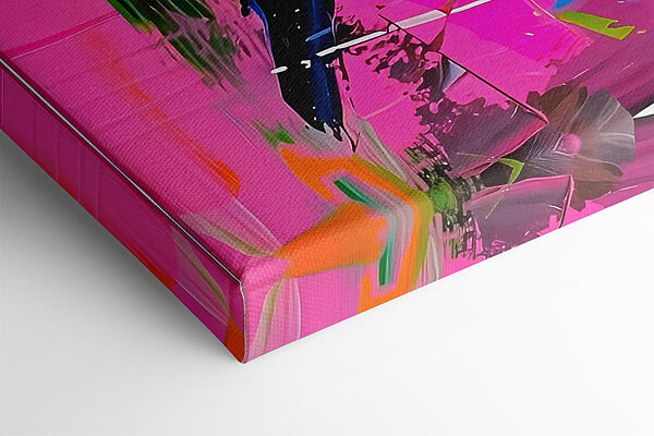 A painting of different colors