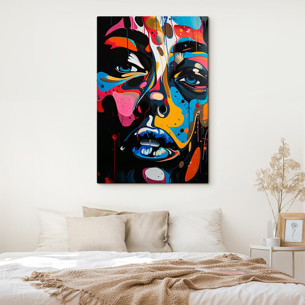 Cuadros Un cuadro que representa el rostro de una mujer (SKU: s39312) Cuadros Cuadros Un cuadro que representa el rostro de una mujer (SKU: s39312)