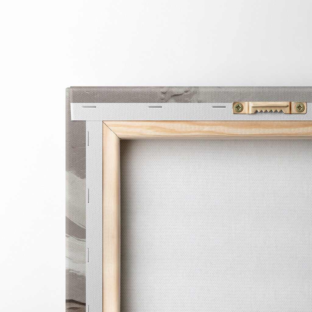 Flowing abstract swirls in earth tones