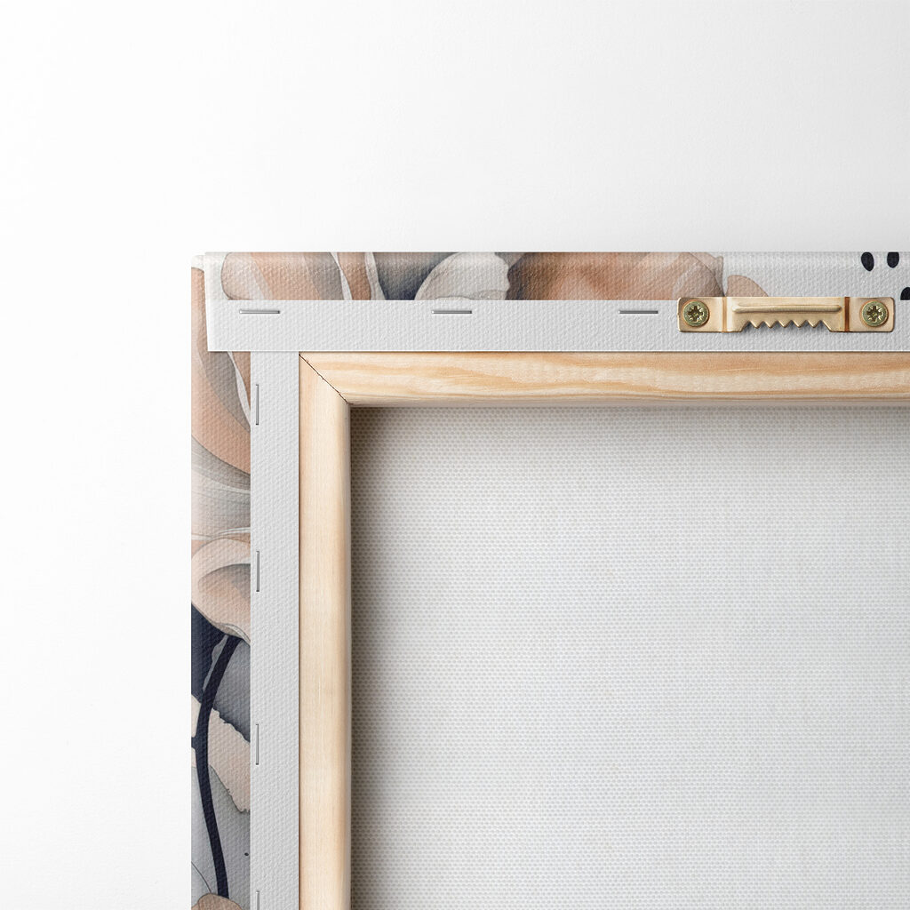 A painting of flowers on a white surface A painting of flowers on a white surface