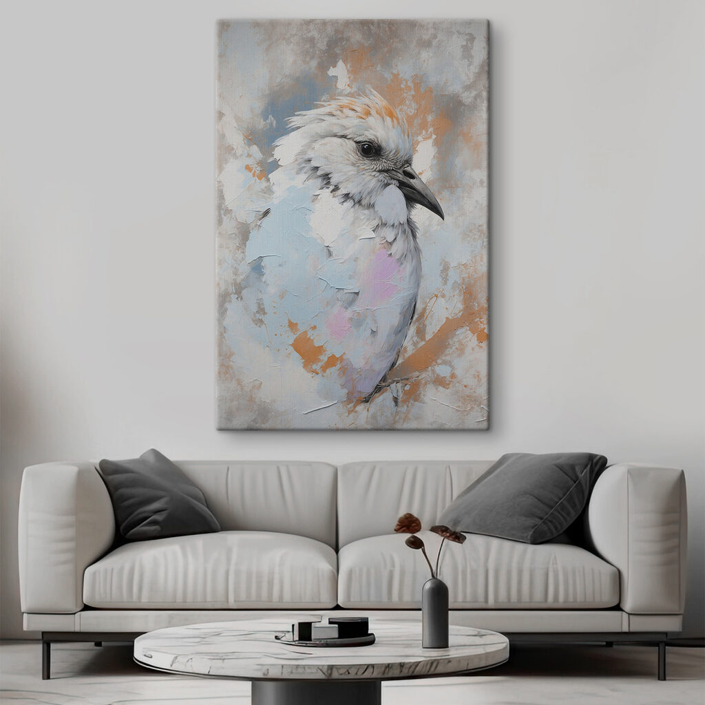 A painting of a bird A painting of a bird