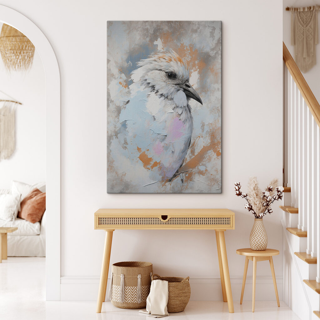 A painting of a bird A painting of a bird