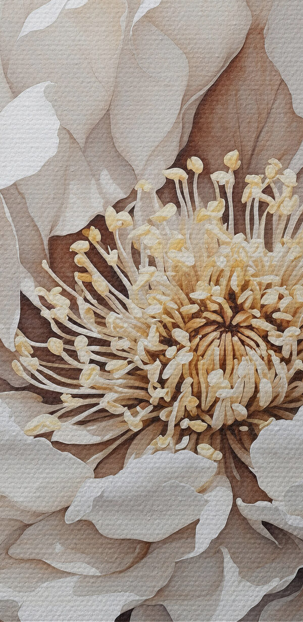 A close up of a flower
