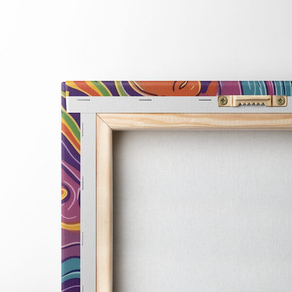 A colorful swirly pattern