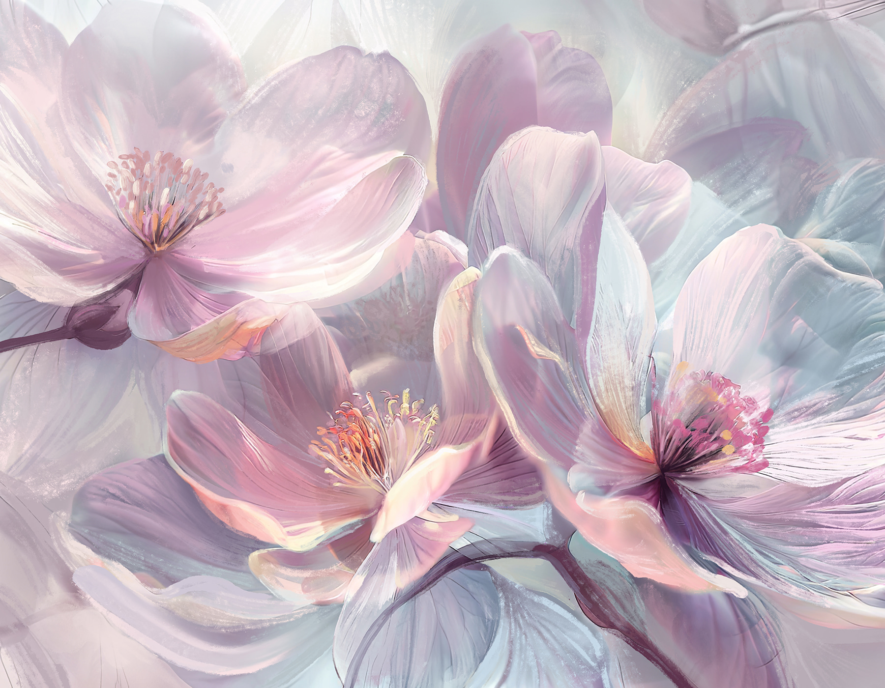 A close up of flowers