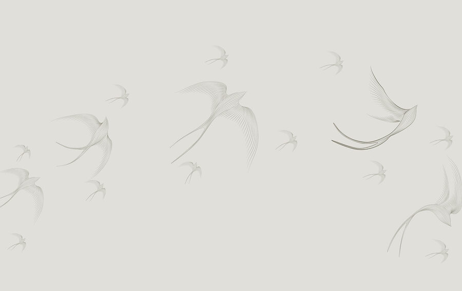 Un grupo de pájaros volando Un grupo de pájaros volando