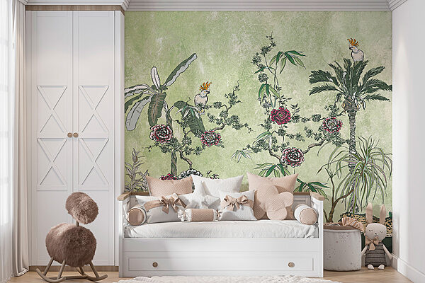Un cuadro de plantas y flores Un cuadro de plantas y flores