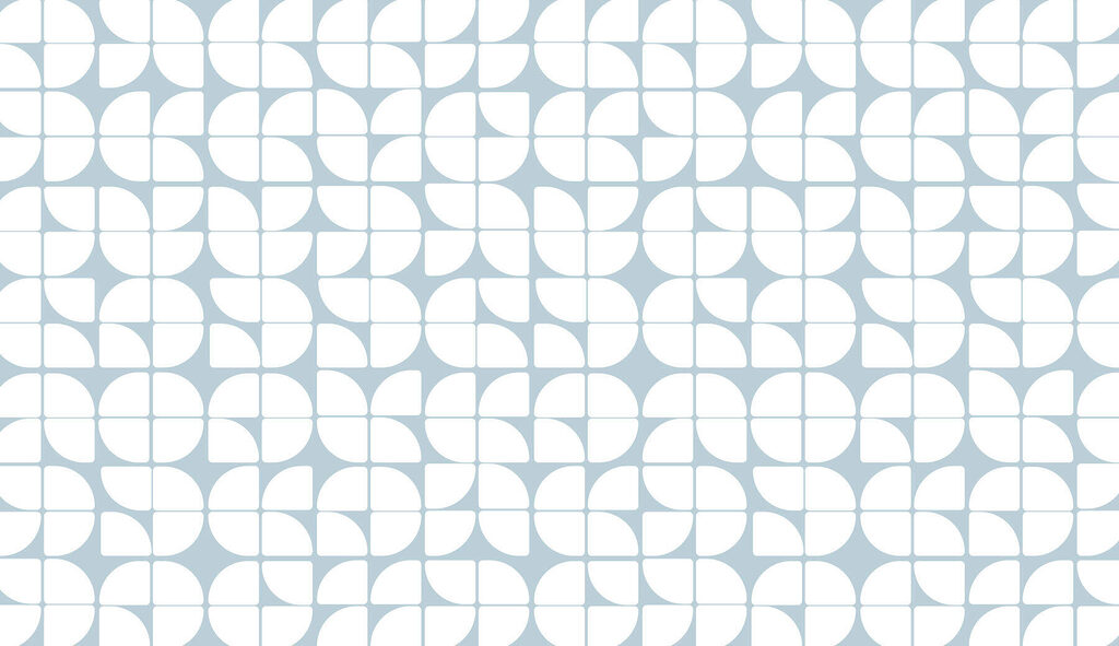 A pattern of white and blue circles