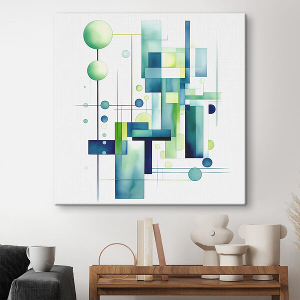 Abstract shapes in calming colors Abstract shapes in calming colors