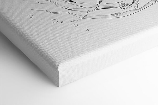 A drawing of a fish A drawing of a fish