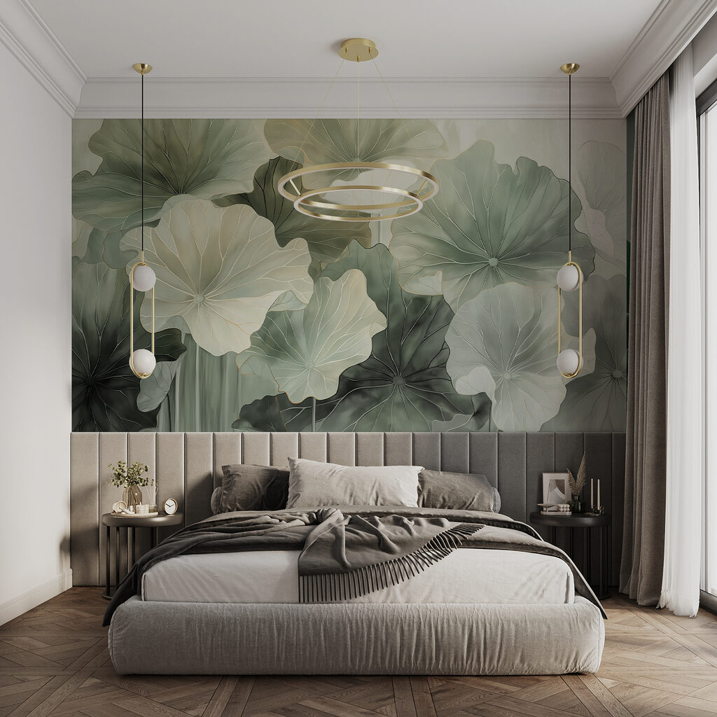 A group of leaves with a light background A group of leaves with a light background