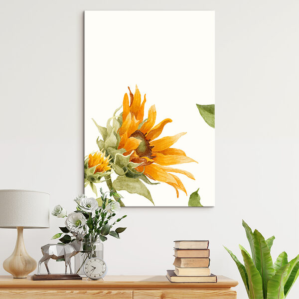 A close up of a sunflower