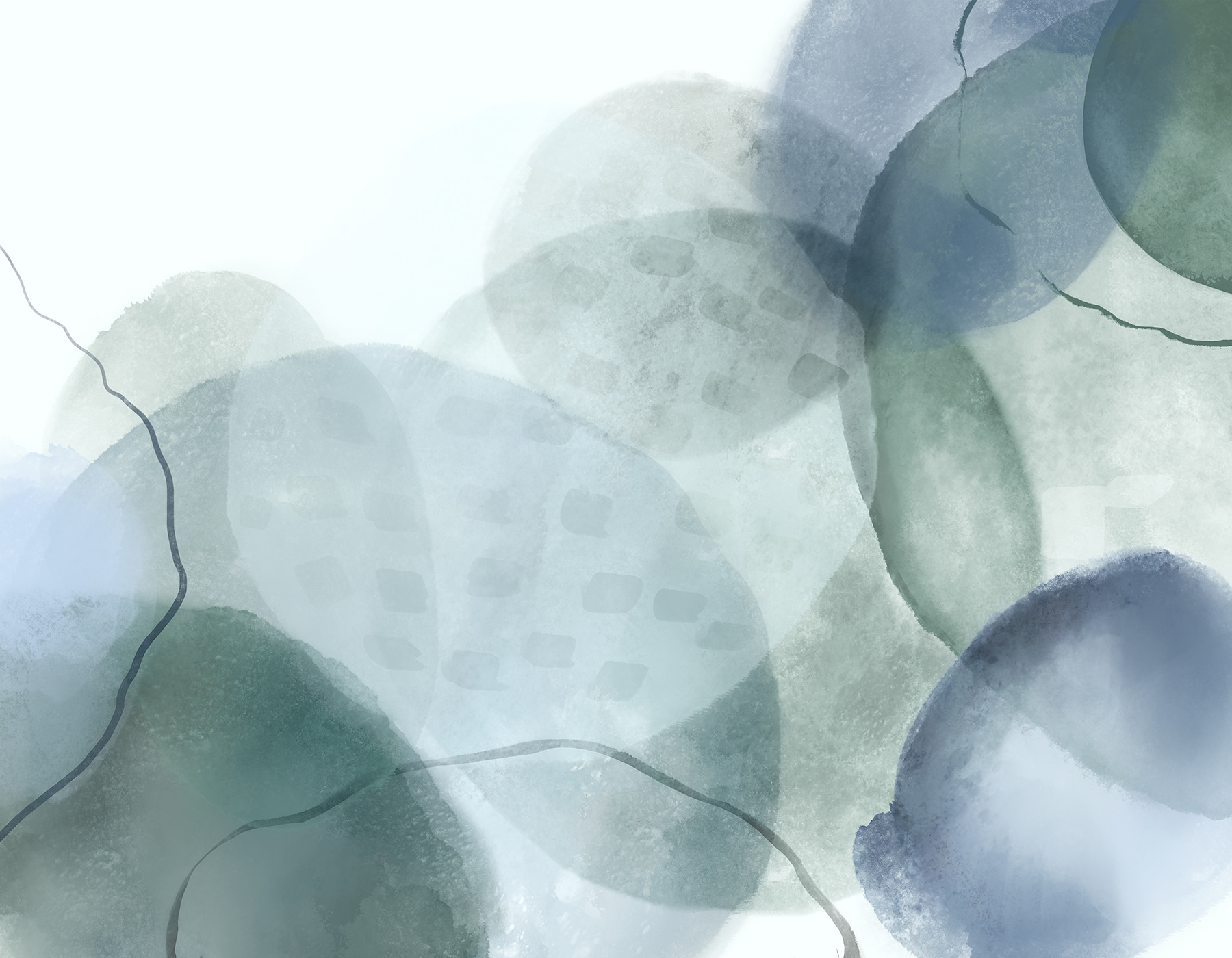 Close up of a painting