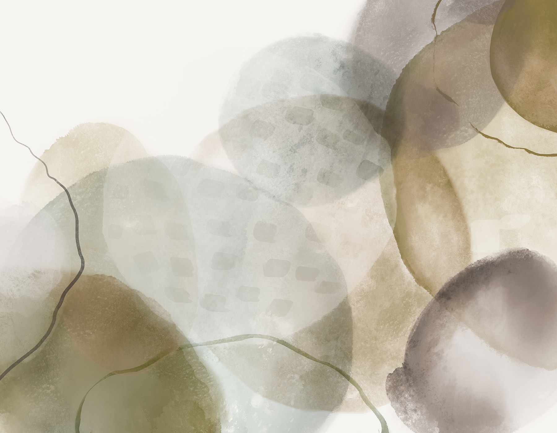 Close up of a painting